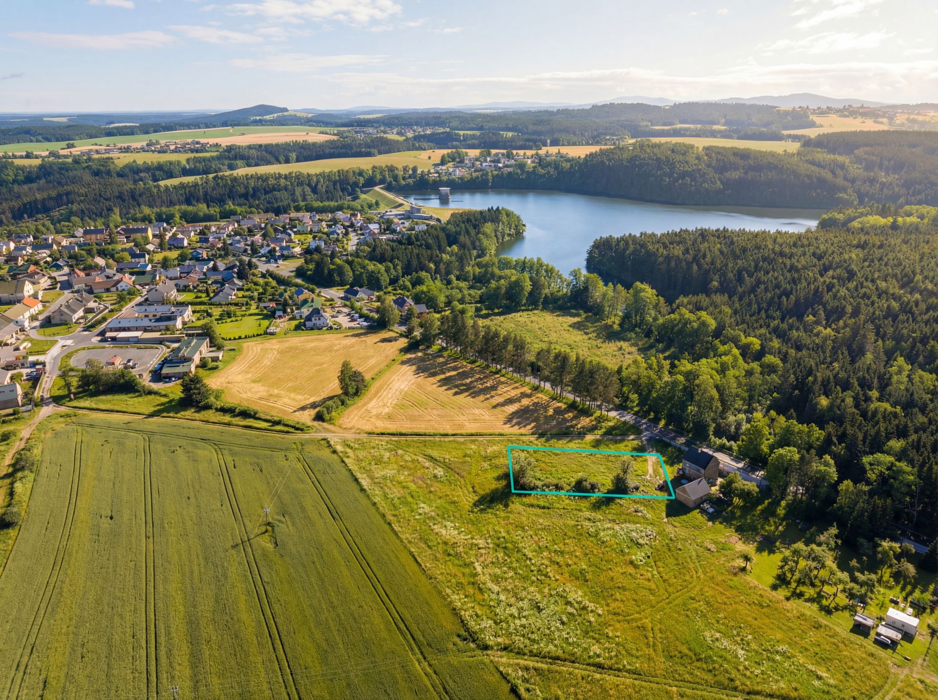 Prodej pozemku, 1298 m², Římov